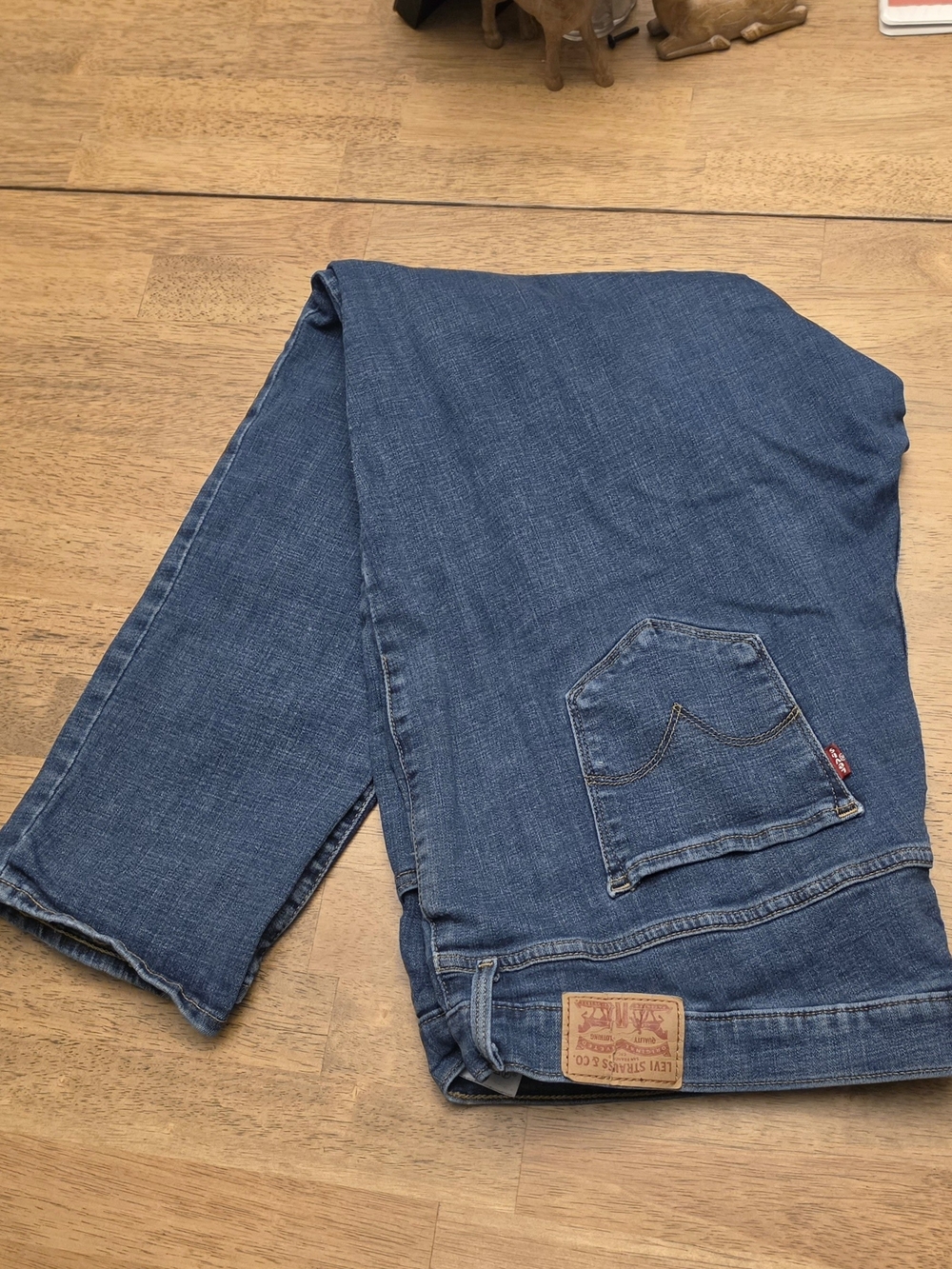 Levi's Stretch, Dark Blue Skinny-Leg Denim Jeans